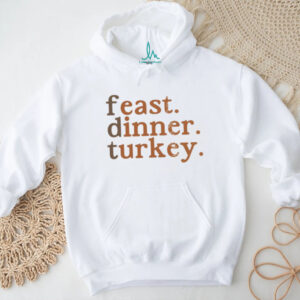 FDT Feast dinner turkey Minimalist Pro Immigrant Thanksgiving shirt
