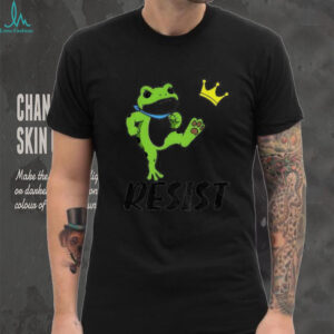 Resist Portland frog kicks crown political anti Maga shirt