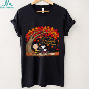 Fall Snoopy It’s The Most Wonderful Time Of The Year Shirts