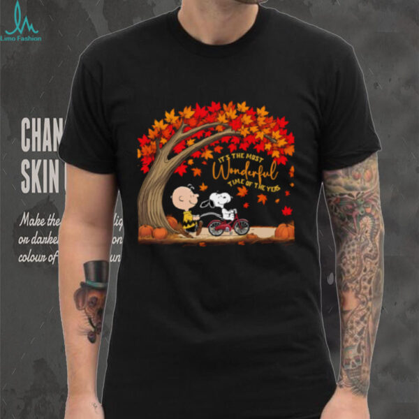 Fall Snoopy It’s The Most Wonderful Time Of The Year Shirts