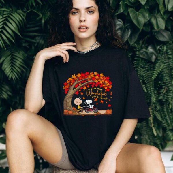 Fall Snoopy It’s The Most Wonderful Time Of The Year Shirts