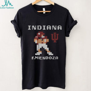 Fernando Mendoza 8 bit Retro Baller Indiana Hoosiers Football 2025 shirt