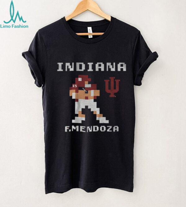 Fernando Mendoza 8 bit Retro Baller Indiana Hoosiers Football 2025 shirt