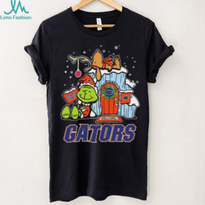 Florida Gators Grinch and Snoopy Nuts Welcome Christmas T Shirt