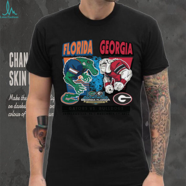 Florida Gators Vs Georgia Bulldogs Football Rivalry Game 2025 Jacksonville T Shirt