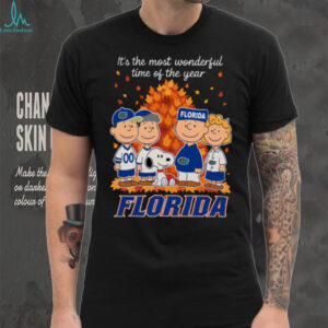 Florida Gators x Peanuts Fall T Shirt It’s the Most Wonderful Time of the Year