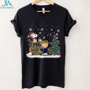 Florida International Panthers Snoopy Charlie Brown Christmas Holiday T Shirt