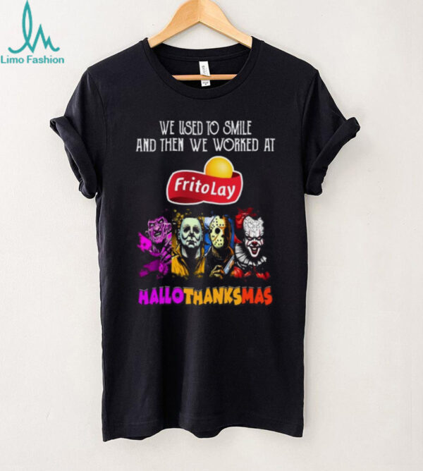 Frito Lay Christmas The Grinch And Jack Skellington Unwilling Friends Logo T Shirt