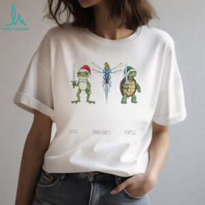 Frog Dragonfly Turtle Knights FDT Anti Trump Christmas shirt