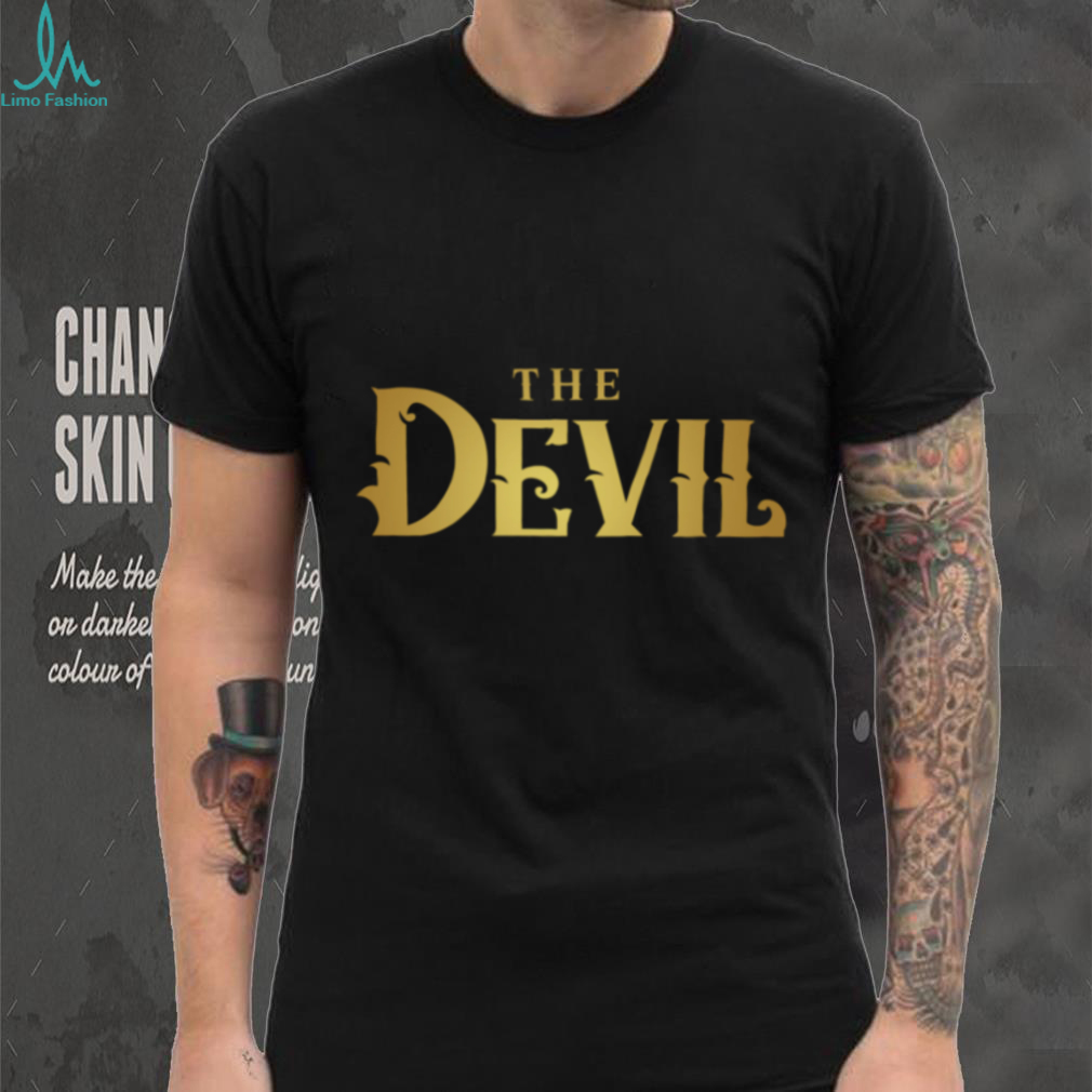 Fully Filmy ShopThe Devil Logo Gold Foil Shirt Fully Filmy ShopThe Devil Logo Gold Foil Shirt