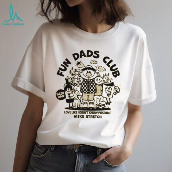 Fun Dads Club  Retro Fatherhood Graphic T Shirt