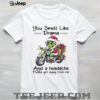 Gnome I use sarcasm at work because punching someone in their stupid face is frowned upon by management shirt