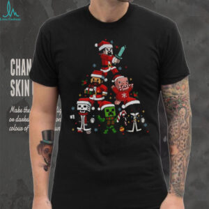 Gamer Character Christmas tree shirt