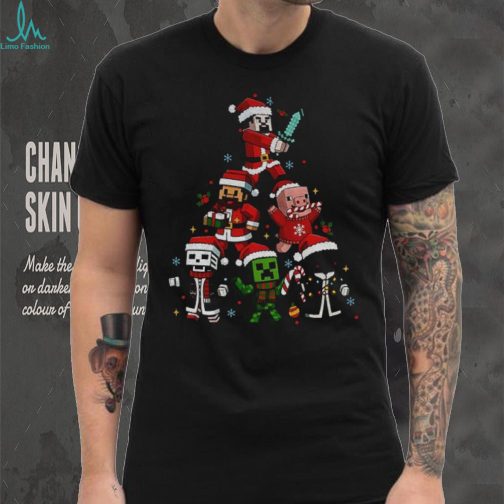 Gamer Character Christmas tree shirt Gamer Character Christmas tree shirt