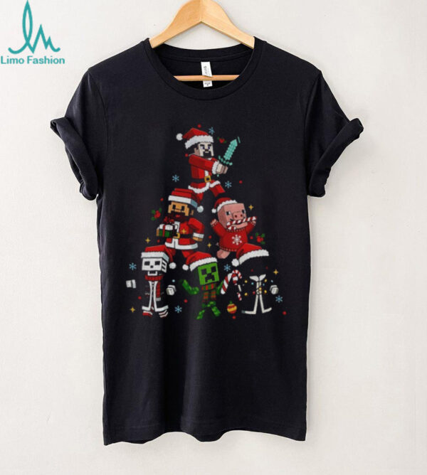 Gamer Character Christmas tree shirt