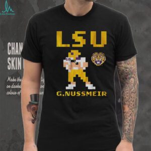 Garrett Nussmeier Retro Baller LSU Tigers football 2025 shirt