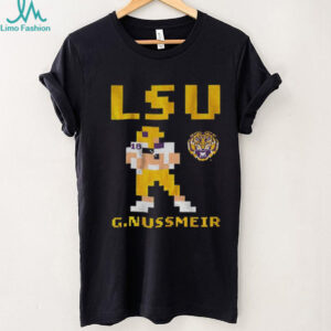 Garrett Nussmeier Retro Baller LSU Tigers football 2025 shirt