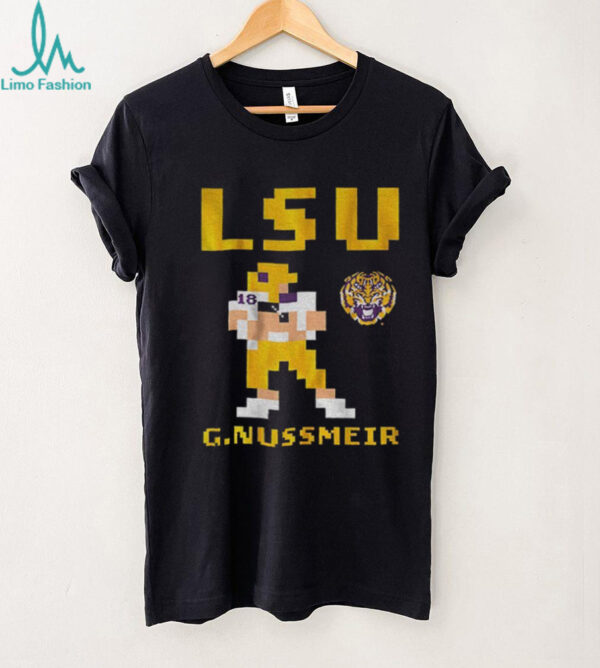 Garrett Nussmeier Retro Baller LSU Tigers football 2025 shirt