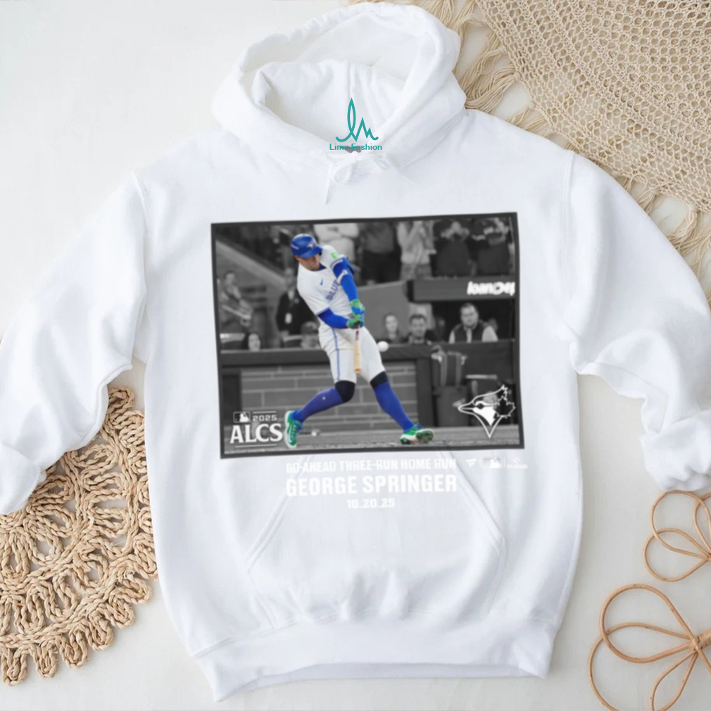 George Springer Toronto Blue Jays 2025 ALCS Three Run Home Run TShirt George Springer Toronto Blue Jays 2025 ALCS Three Run Home Run TShirt