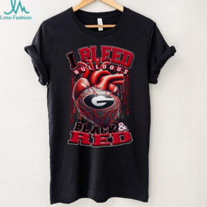 Georgia Bulldogs 2025 NCAA I Bleed Colors T Shirt