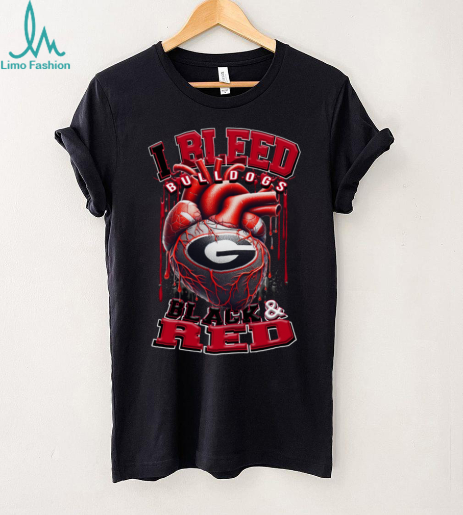 Georgia Bulldogs 2025 NCAA I Bleed Colors T Shirt Georgia Bulldogs 2025 NCAA I Bleed Colors T Shirt