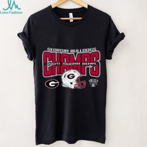 Georgia Bulldogs Football 2025 Sugar Bowl Champs Helmet Logo Hoodie