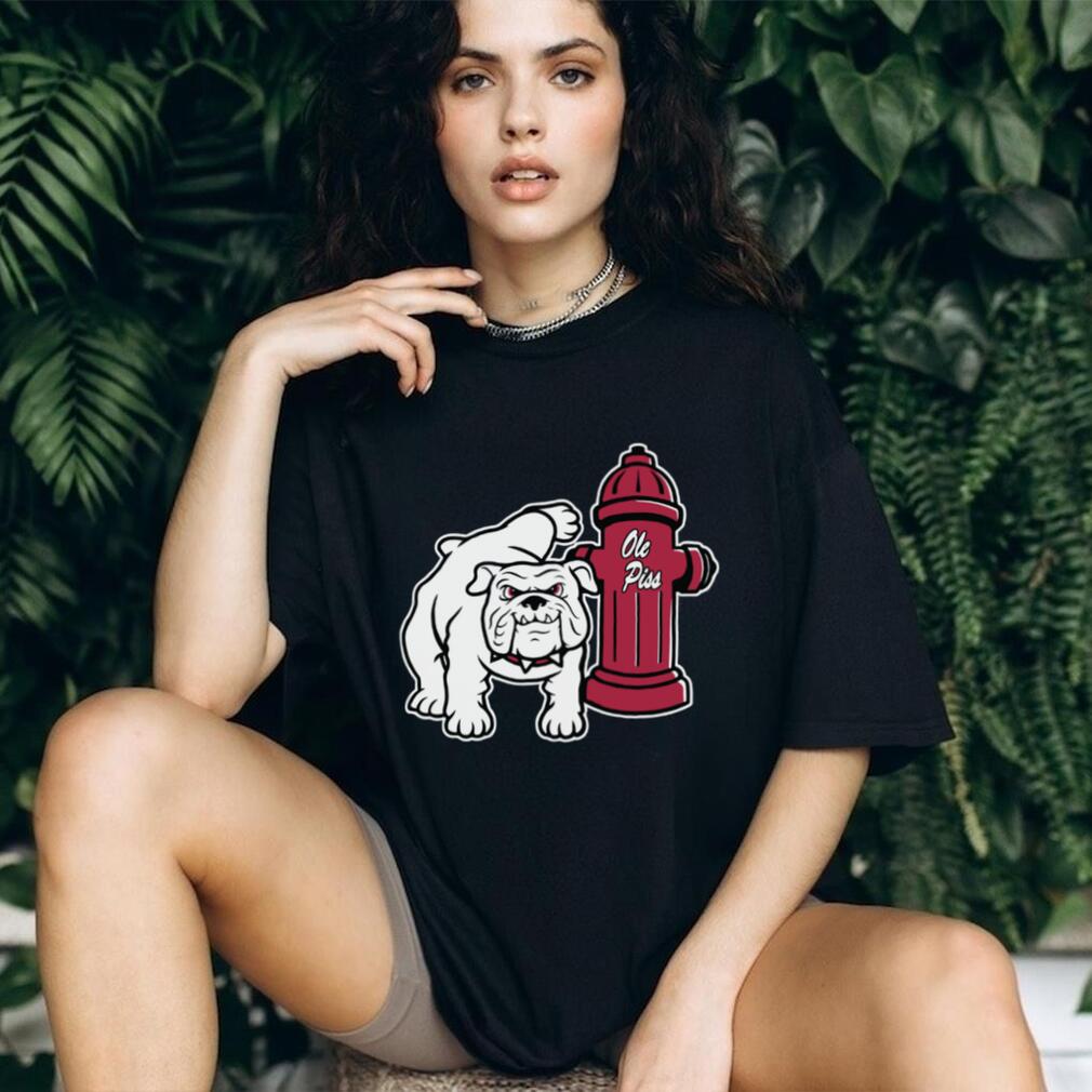 Georgia Bulldogs GA Hydrant Barstool Sports Football Tee Georgia Bulldogs GA Hydrant Barstool Sports Football Tee