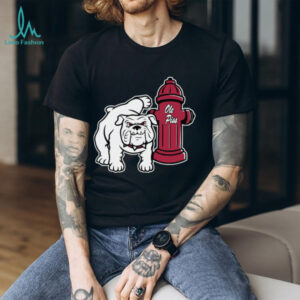 Georgia Bulldogs GA Hydrant Barstool Sports Football Tee