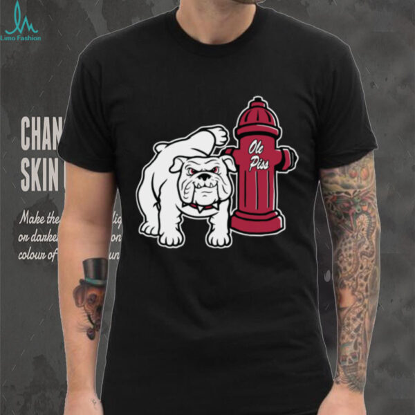 Georgia Bulldogs GA Hydrant Barstool Sports Football Tee