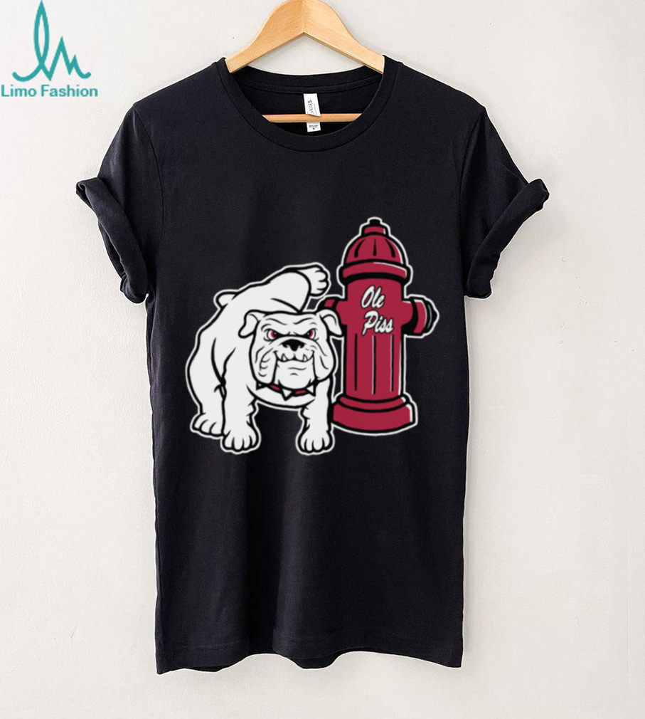 Georgia Bulldogs GA Hydrant Barstool Sports Football Tee Georgia Bulldogs GA Hydrant Barstool Sports Football Tee
