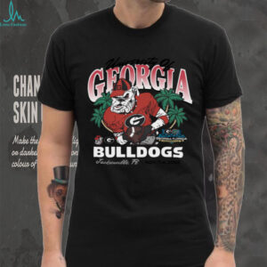Georgia Bulldogs Palm Tree Rivalry Football Florida Vs Georgia Jacksonville 2025 T Shirt