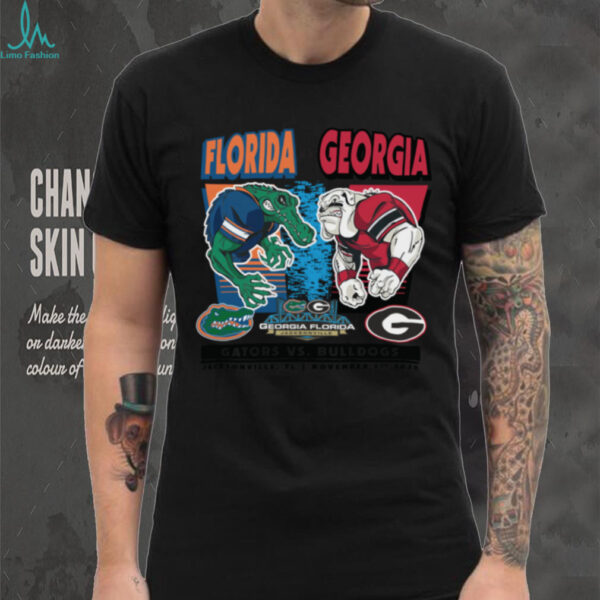 Georgia Bulldogs Vs Florida Gators NCAA Football 2025 Mascot Rivalry Matchup Shirt
