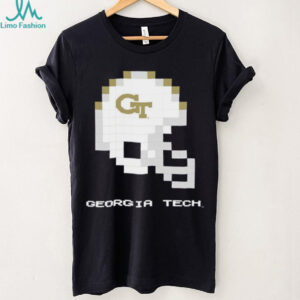 Georgia Tech Yellow Jackets 8 Bit Techmo Bowl Helmet TShirt