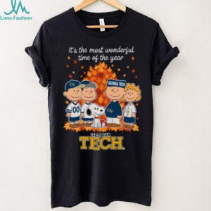 Georgia Tech Yellow Jackets X Peanuts It’S The Most Wonderful Time Of The Year The Fall Shirt