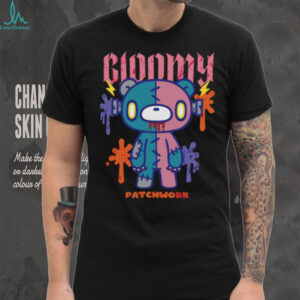 Gloomy Bear Store Gloomy Halloween Patchwork T Shirt