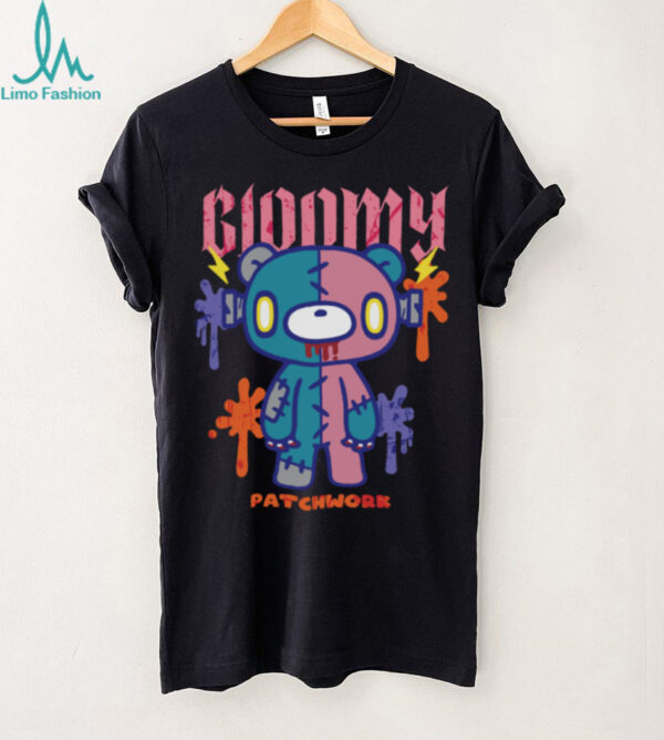 Gloomy Bear Store Gloomy Halloween Patchwork T Shirt
