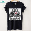 Go Eagles Bling Football Helmet & Ball T Shirt
