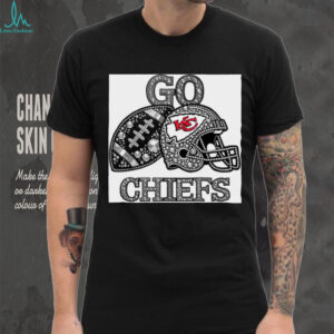 Go Chiefs Bling Football Fan T Shirt