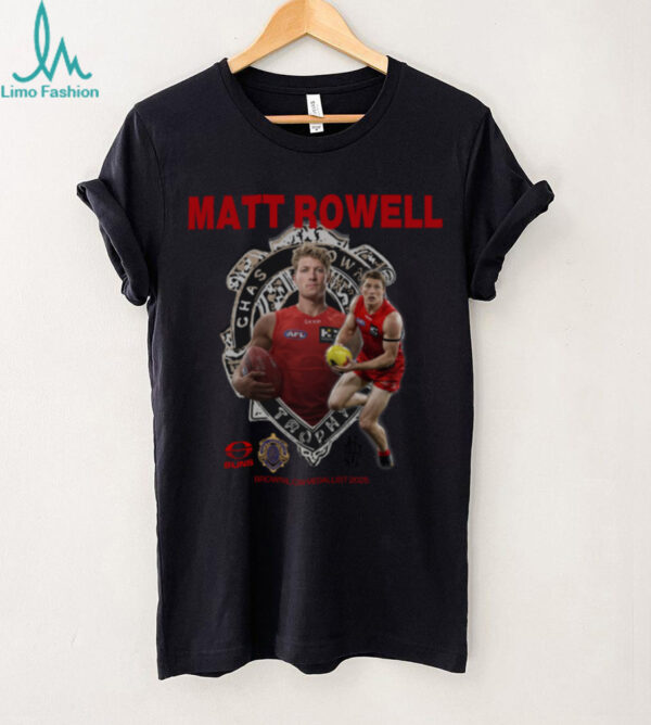 Gold Coast Suns Shop Matt Rowell Brownlow T Shirt