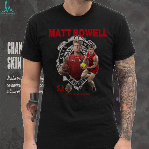 Gold Coast Suns Shop Matt Rowell Brownlow T Shirt