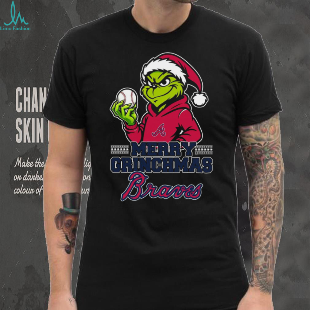 Grinch Atlanta Braves Baseball Merry Christmas Shirt Grinch Atlanta Braves Baseball Merry Christmas Shirt