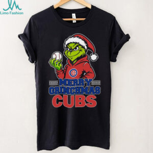 Grinch Chicago Cubs Baseball Merry Christmas Shirt