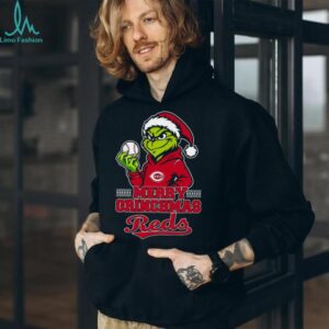 Grinch Cincinnati Reds Baseball Merry Christmas Shirt