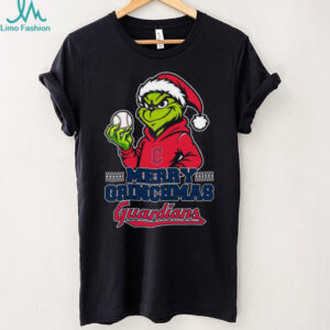Grinch Cleveland Guardians Baseball Merry Christmas Shirt