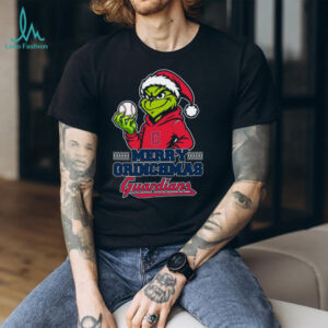 Grinch Cleveland Guardians Baseball Merry Christmas Shirt