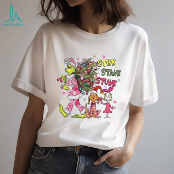 Grinch Green Monster Christmas Stink Stank Stunk shirt