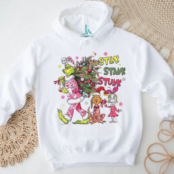 Grinch Green Monster Christmas Stink Stank Stunk shirt