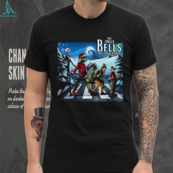 Grinch Jack Skellington Elf Abbey Road Christmas T Shirt