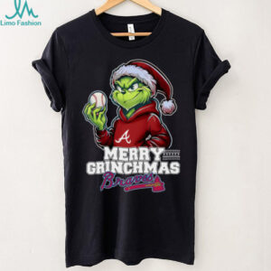 Grinch Merry Christmas Atlanta Braves Baseball T Shirt