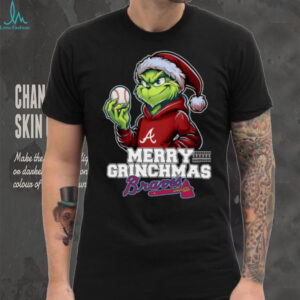 Grinch Merry Christmas Atlanta Braves Baseball T Shirt